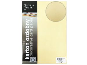 KARTON OZDOBNY MIKA KREMOWY 20SZT 240G