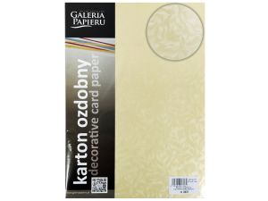 KARTON OZDOBNY OLYMPIA KREMOWY 20SZT. 220G GALERIA