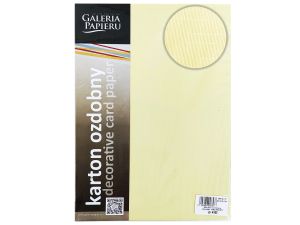 KARTON OZDOBNY SUKNO KREMOWY 180G/M2 A'20