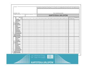 KARTOTEKA URLOPÓW A5 525-3 A'20