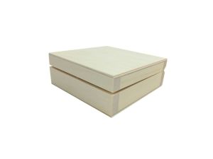 KASETKA DREWNIANA 14X14X4,5 CM  540-252 