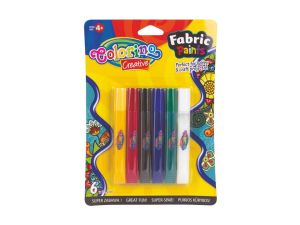 KIDS CREATIVE FARBY DO TKANIN 6SZTX10,5ML COLORINO