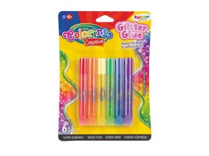 KIDS CREATIVE KLEJ BROKATOWY RAINBOW 6SZTX10,5ML