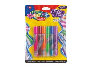 KIDS CREATIVE KLEJ BROKATOWY SPIRALA 6SZTX10,5ML