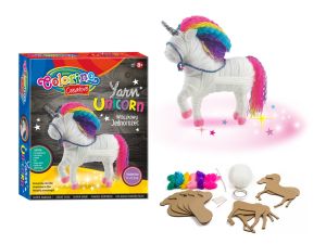 KIDS CREATIVE ZESTAW Z WŁÓCZKĄ JEDNOROŻEC