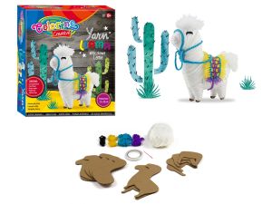 KIDS CREATIVE ZESTAW Z WŁÓCZKĄ  LAMA