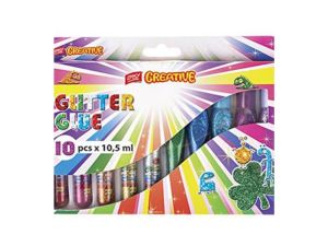 KLEJ GLITTERGLUE 10 KOLORÓW 10,5ML 834490