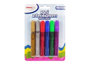 KLEJ Z BROKATEM GG1006 6KOL X 10ML BREWIS