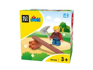 KLOCKI BLOCKI MUBI FIGURKA DRWAL MU2366A