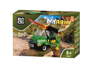 KLOCKI BLOCKI MYARMY WÓZ Z DZIAŁEM KB0919