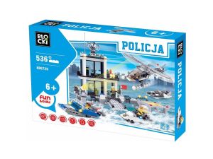 KLOCKI BLOCKI POLICJA 536 ELEMENTÓW KB6726