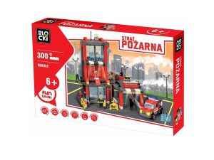 KLOCKI BLOCKI STRAŻ POŻARNA REMIZA 300 EL. 0809