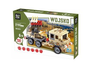 KLOCKI BLOCKI WOJSKOWE 210 ELEM KB84025