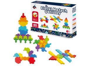 KLOCKI MAŁYCH GENIUSZY PUZZLE 80 EL ASKATO