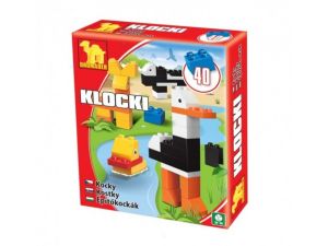 KLOCKI MAXI 40 ELEMENTÓW ZOO DROMADER 130-00639
