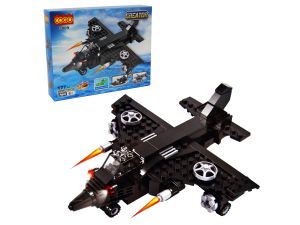 KLOCKI SAMOLOT 177EL BKLO7370 BIGTOYS