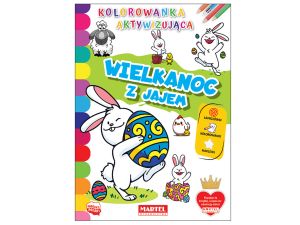 KOLOROWANKA AKTYWIZUJĄCA WIELKANOC Z JAJEM MARTEL