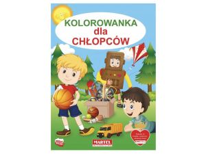 KOLOROWANKA DLA CHŁOPCÓW 32 STRONY MARTEL