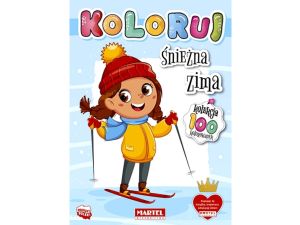 KOLOROWANKA KOLEKCJA KOLORUJ ŚNIEŻNA ZIMA MARTEL