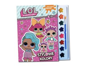 KOLOROWANKA L.O.L MALOWANY ŚWIAT STYLOWE KOLORY