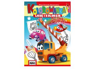 KOLOROWANKA LICZĘ I KOLORUJĘ POJAZDY 1698 NIKO