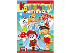KOLOROWANKA LICZĘ I KOLORUJĘ POSTACIE Z BAJEK NIKO