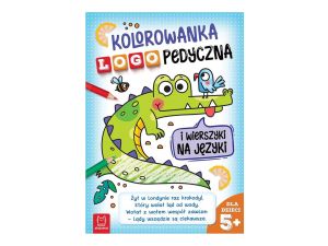 KOLOROWANKA LOGOPEDYCZNA I WIERSZYKI NA JĘZYKACH