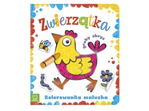 KOLOROWANKA MALUCHA Z GRUBYM OBRYSEM ZWIERZĄTKA