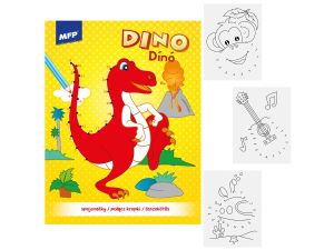 KOLOROWANKA POŁACZ KROPKI DINO MFP