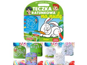 KOLOROWANKA TECZKA RATUNKOWA NA NUDĘ ZAJĄCZEK MARTEL