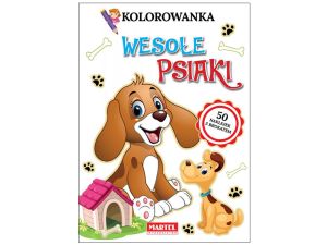 KOLOROWANKA WESOŁE PIESKI 50 NAKLEJEK MARTEL