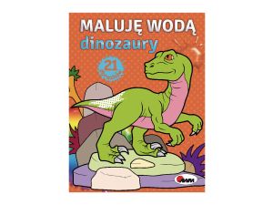 KOLOROWANKA WODNA MALUJEMY WODĄ DINOZAURY MOREX