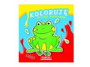 KOLORUJĘ I POZNAJĘ ZWIERZĘTA - ŻABKA MARTEL