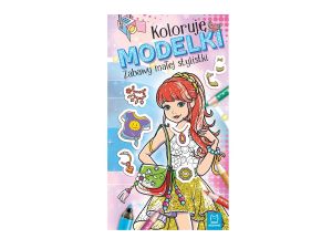 KOLORUJĘ MODELKI SZKICOWNIK MAŁEJ PROJEKTANTKI