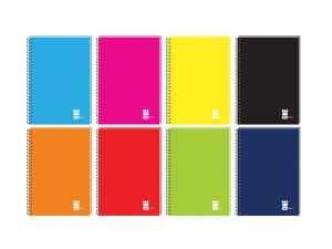 KOŁOZESZYT A4 80 KARTEK KRATKA ONE COLOR INTERDRUK