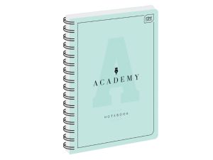 KOŁOZESZYT A5 100 KARTEK KRATKA 90G ACADEMY PASTEL INT