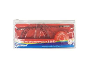 KOMPLET GEOMETRYCZNY W ETUI B2522 18CM