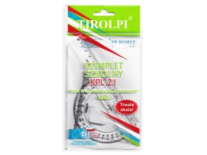 KOMPLET SZKOLNY GEOMETRYCZNY TIROLPI  KPL 21