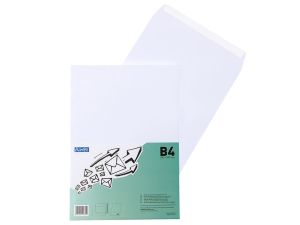 KOPERTA BANTEX B4 HK 25SZT BIAŁA FOLIA