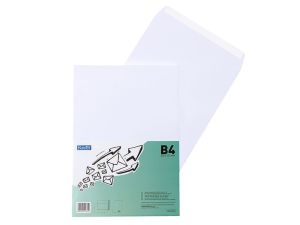 KOPERTA BANTEX B4 HK 50 SZT BIAŁA FOLIA