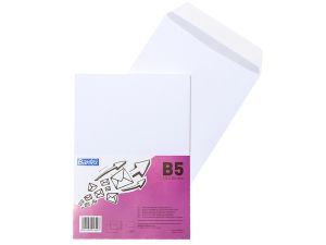 KOPERTA BANTEX B5 HK 50SZT BIAŁA FOLIA
