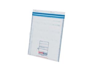 KOPERTA BEZPIECZNA B5 SAFEBAG TRANSPARENT A'100