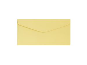 KOPERTA DL GŁADKI ŻÓŁTY SATYNOWANY A'10