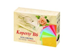 KOPERTY KOLOROWE C6 A' 100  KC6 MIX KOLORÓW