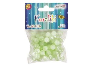 KORALIKI PJ-7728 ŚWIECĄCE W CIEMNOŚCI R10MM A'50 A