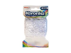 KORONKA 3,8CM X 2M KOR38-3 BIAŁY BREWIS