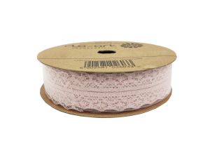 KORONKA FIRANOWA 3CMX10Y FX171 JASNY RÓŻ FLO-ART