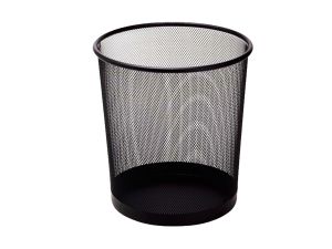 KOSZ NA ŚMIECI MAŁY CZARNY 10 LITR SIATKA 280X265