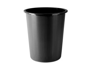 KOSZ PLASTIKOWY 14L CZARNY PEŁNY