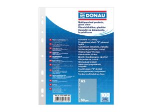 KOSZULKA NA DOK. KRYSTALICZNA A5 50UM 100SZT TRANS